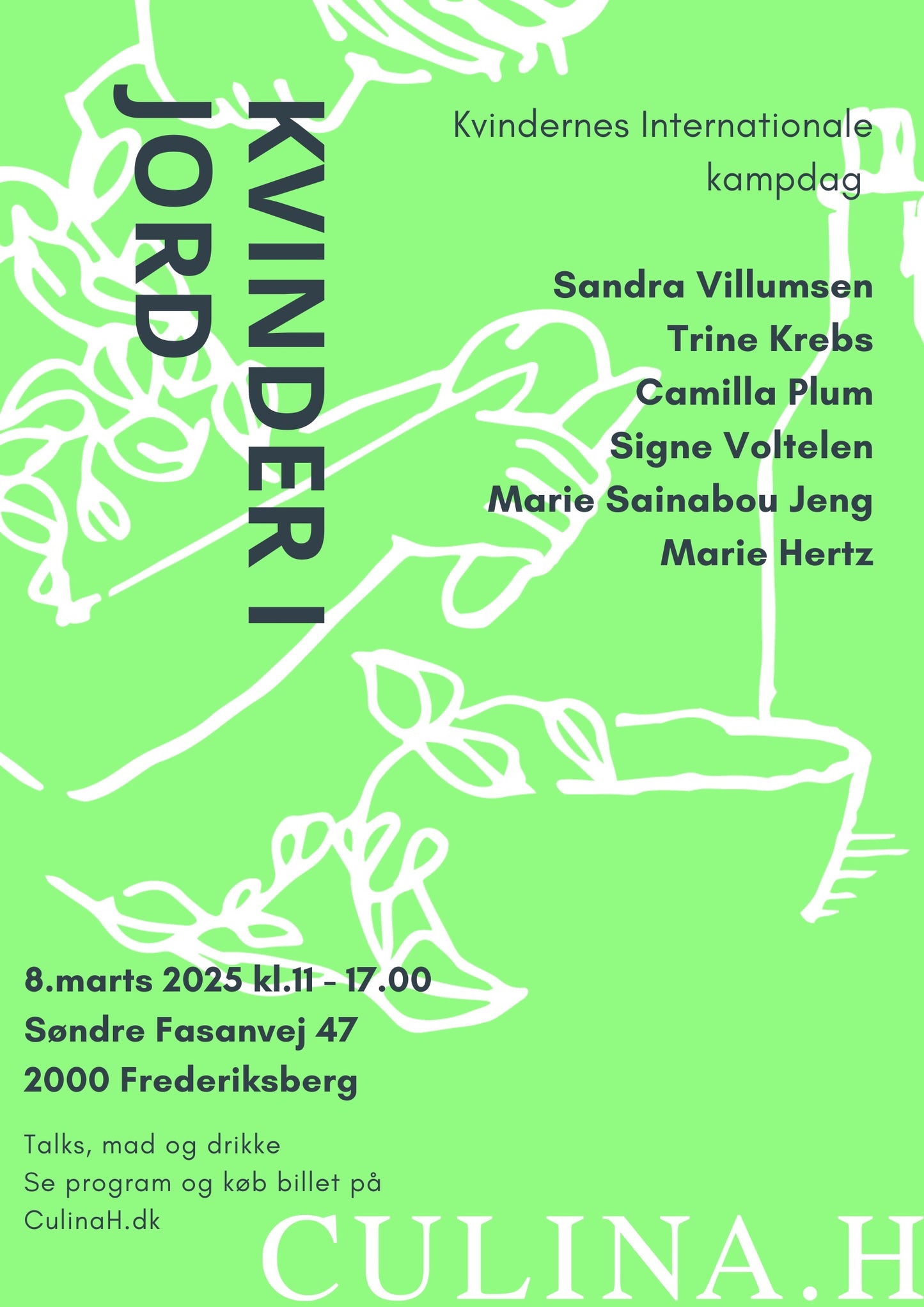 8.marts 2025 kl.11-17.00 - Kvinder i Jord
